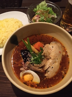 「骨付きチキン 黄 5番」@イエロースパイスの写真