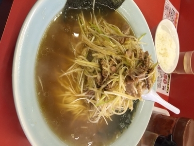 「ネギラーメン＋ネギ増し」@ラーメンショップ 春日井店の写真