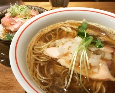 「煮干しそば 750円」@麺尊 RAGEの写真