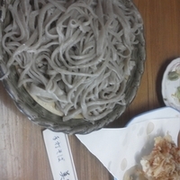 もりそば並580円　かき揚げ小110円