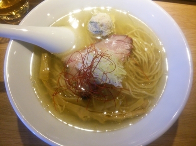 「塩らーめん」@中華蕎麦 あお木の写真