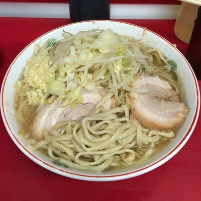 「ラーメン（ニンニク）　￥６９０」@ラーメン二郎 湘南藤沢店の写真