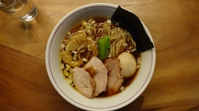 「生姜中華・ワンタン（￥900）」@白河手打中華そば  一番いちばんの写真