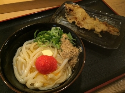 「めんたま（小）400円」@讃岐うどん大使 水道橋麺通団の写真