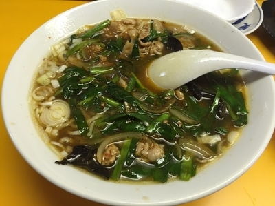 「にらそば（670円）」@熊ぼっこの写真