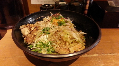 「鶏油まぜそば+特盛り」@まぜそば専門店 かぐら 立川店の写真