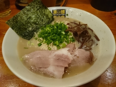 「博多そば700円＋生ビール」@濃菜麺 井の庄の写真