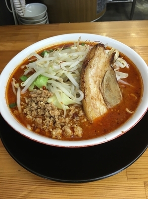 「しびれベトコンラーメン大盛り」@ラーメン・つけ麺 爆王の写真