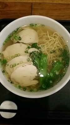 「とりそば塩」@とりそば 若松の写真