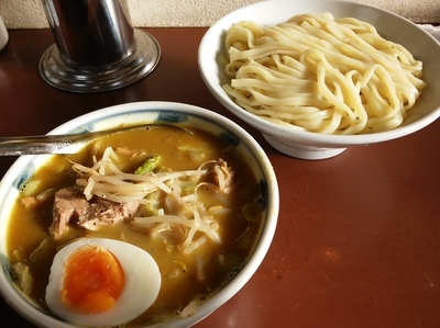 「カレー野菜つけめん（昼限定）」@ラーメン ひかりの写真