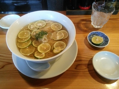 「すだち塩らーめん」@らーめん工房 りょう花 松前店の写真