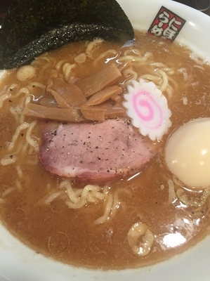 「味玉煮干しらーめん」@煮干しらーめん 玉五郎 東京新宿店の写真