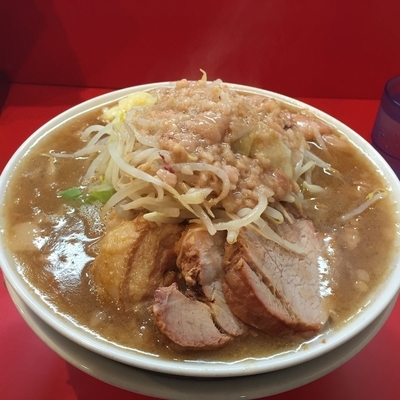 「小ラーメン＋豚2枚＋大盛500g指定」@麺屋 桐龍の写真