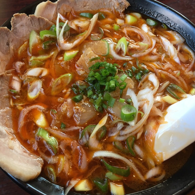 「勝浦タンタンメン チャーシュートッピング」@麺屋MASTER PIECE いすみ店の写真