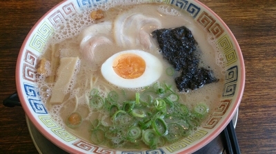 「昔ラーメン　650円　替え玉　100円」@大砲ラーメン 福岡小田部店の写真