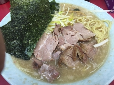 「ネギチャーシュー麺840円」@ラーメンショップ 牛久結束店の写真