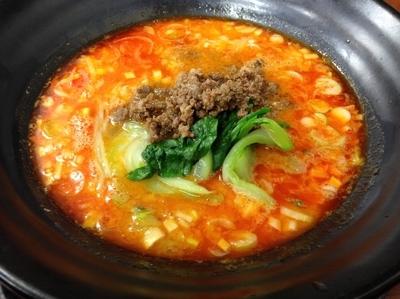 「汁あり担々麺　￥８００」@四川担々麺 杏亭の写真