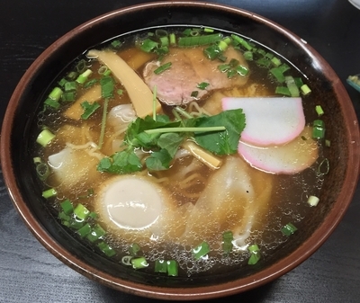 「ワンタンメン＋煮玉子（￥630＋￥100＋外税）」@らぁめん 和-なごみ-の写真