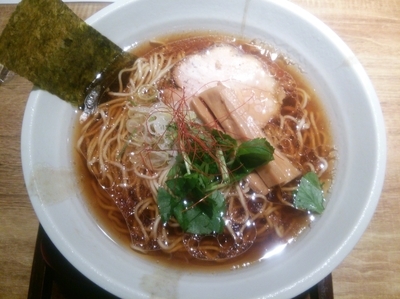 「醤油ラーメン（硬め）＋大盛り」@麺や Co粋の写真