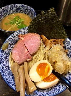 「【8周年記念限定】特製狼煙鶏白湯つけめん￥1050」@狼煙 〜NOROSHI〜の写真