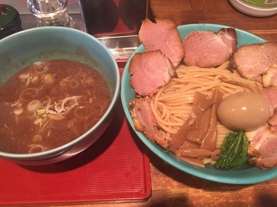 「つけそば二代目・並+味噌味玉（750+100円）」@群青の写真