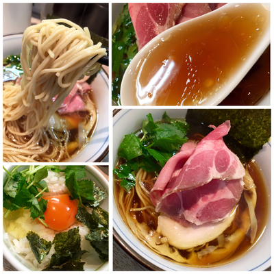 「四つ葉そば ￥750＋TKG ￥250」@中華そば 四つ葉の写真