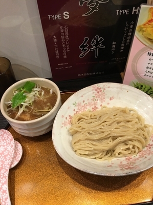 「鶏と貝のつけ麺 850円」@チラナイサクラの写真