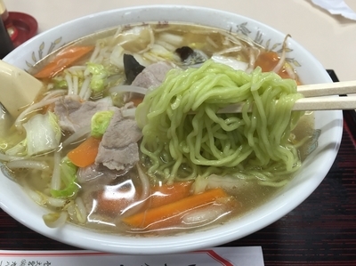 「タンメン（大盛）」@中華飯店 長春楼の写真