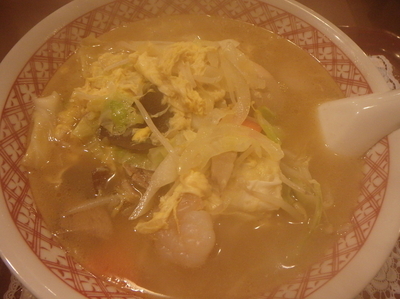 「五目チャンポンメン(880円)(無料大盛)味玉(クーポン)」@麺工房 東海の写真