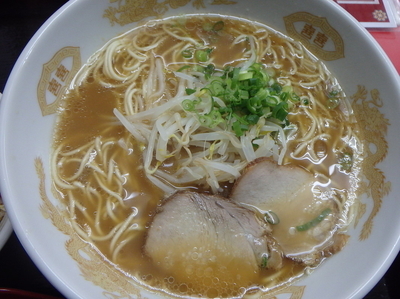 「中華そば焼きめしセット(800円)」@冠生園の写真