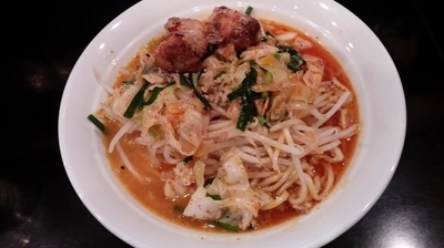 「鷹の爪ラーメン大盛り　プチ唐」@激辛拉麺 鷹の爪の写真