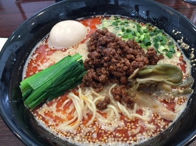 「担々麺810円、味玉100円」@つけめん・らーめん活龍 水戸米沢店の写真
