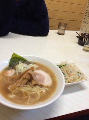 「らーめん並 トッピング野菜もやし 750円＋50円」@つけ麺 HERO'Sの写真