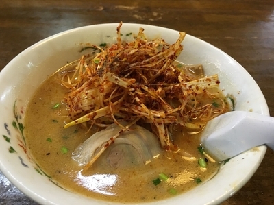 「大辛味噌ラーメン＠７５０円」@ラーメン蘇洲 須玉店の写真