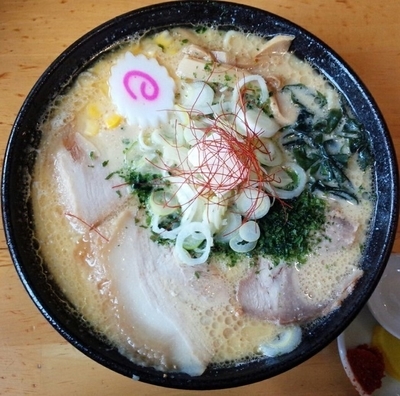 「クリーム味噌ラーメン800円の大盛は100円増」@金ちゃんラーメン 米沢店の写真