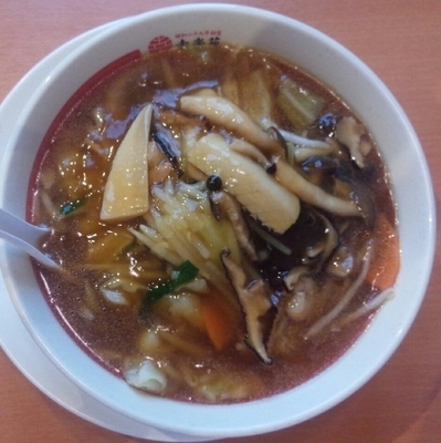 「期間限定五目野菜ラーメン669円」@幸楽苑 米沢店の写真