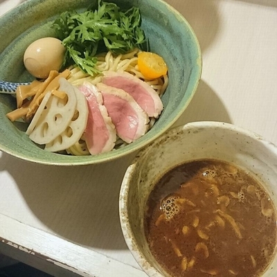 「つけそば　味噌＋味玉」@麺処 きなりの写真