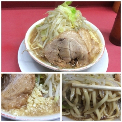 「ラーメン 650円麺カタメ（ヤサイ・ニンニク・ショウガ）」@ラーメン二郎 大宮店の写真