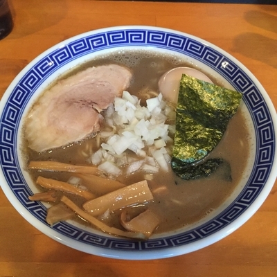 「味玉煮干そば(800円)+追い玉(150円)」@七連星の写真