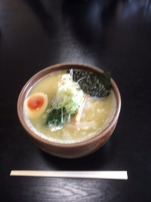 「塩ラーメン 太麺に変更」@らぁ麺 神成の写真