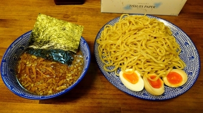 「極太つけ麺(750円)大盛り+味玉(100円)」@麺屋 立川商店の写真