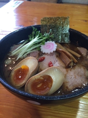 「味玉チャーシュー麺」@麺屋渡来人外伝 麺屋饗者 ～KYOUJA～の写真