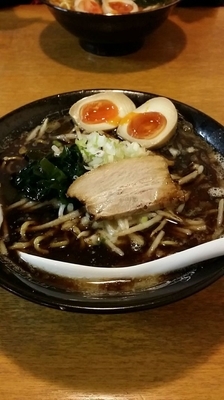 「期間限定味噌ブラック(ライス120円)」@北海道らーめん壱龍の写真