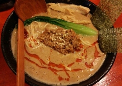 「【3周年限定】濃厚胡麻坦々麺　味噌仕立て　750円」@二代目狼煙 本店 葉隠製麺の写真