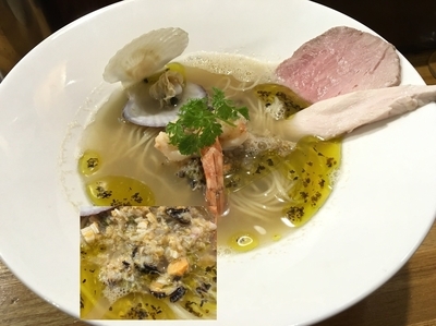 「(限定) シーフードヌードル 1200円」@麺庵 小島流の写真