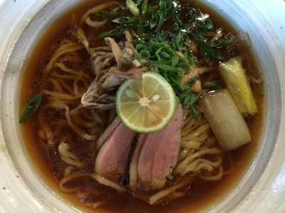 「鴨そば 780円」@はりけんラーメン 南店の写真