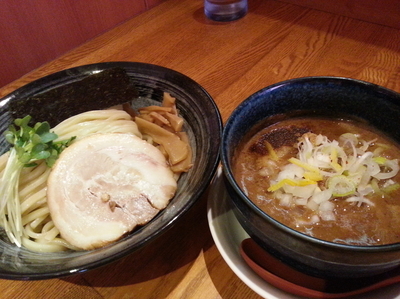 「とろりつけそば800円」@味箪笥の写真