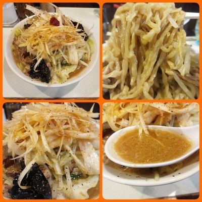 「みそたんめん（並・太麺）＋ピリ辛ネギ」@麺処 まるよし商店の写真