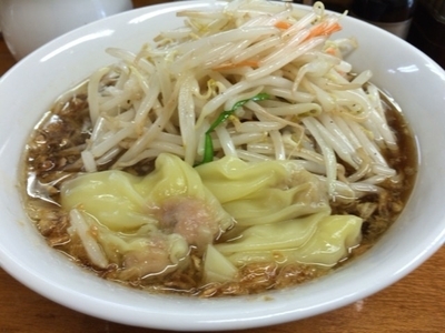 「モヤシワンタンメン ￥１０００」@ラーメン かぶとや!の写真