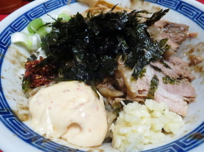 「たれそば780円アブラ以外全増し豚」@ジャンプの写真